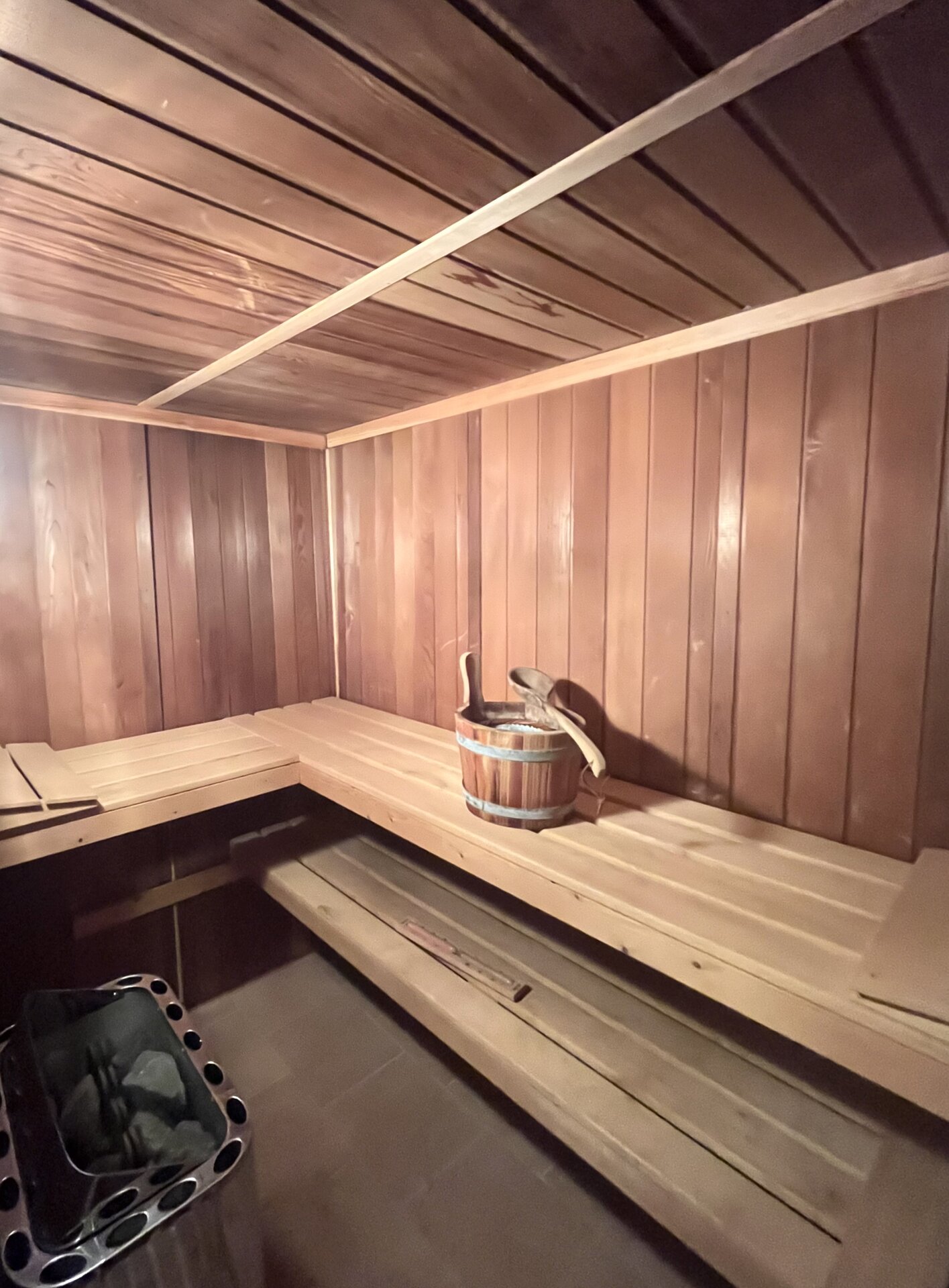 Intérieur sauna
